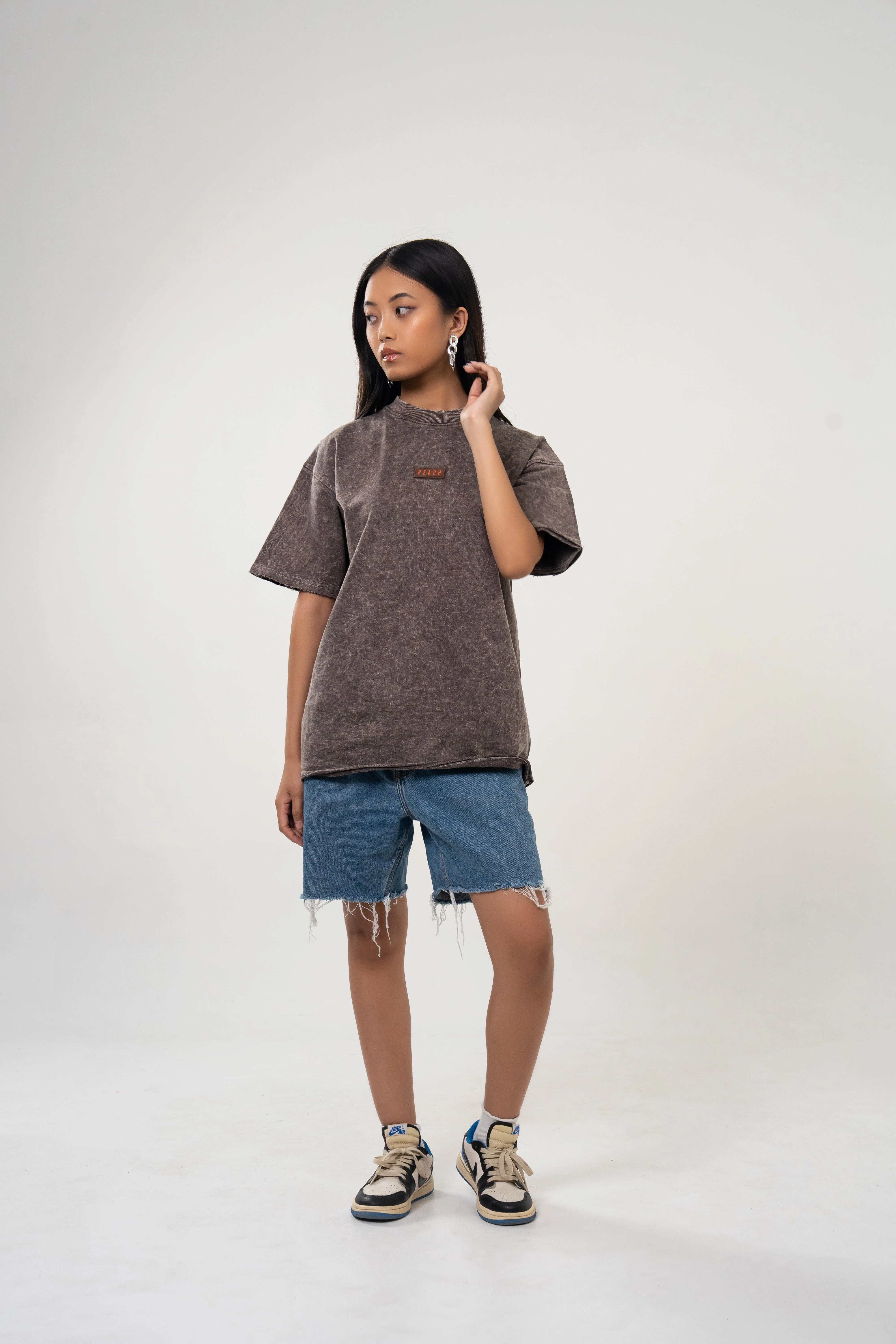 Rusted Brown Washed Tshirt - Image 5